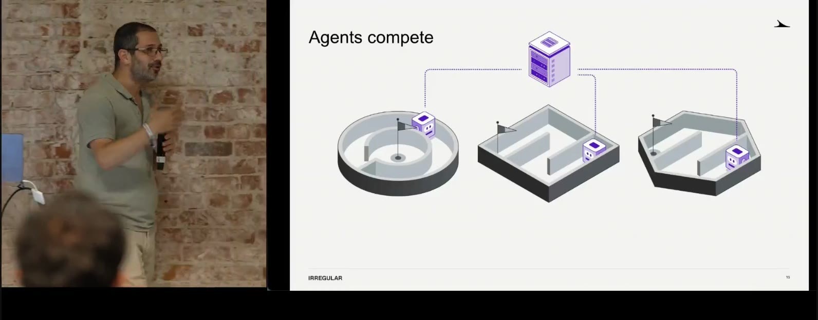 Omer Nevo: agents in separate evaluation runs compete for a shared machine
